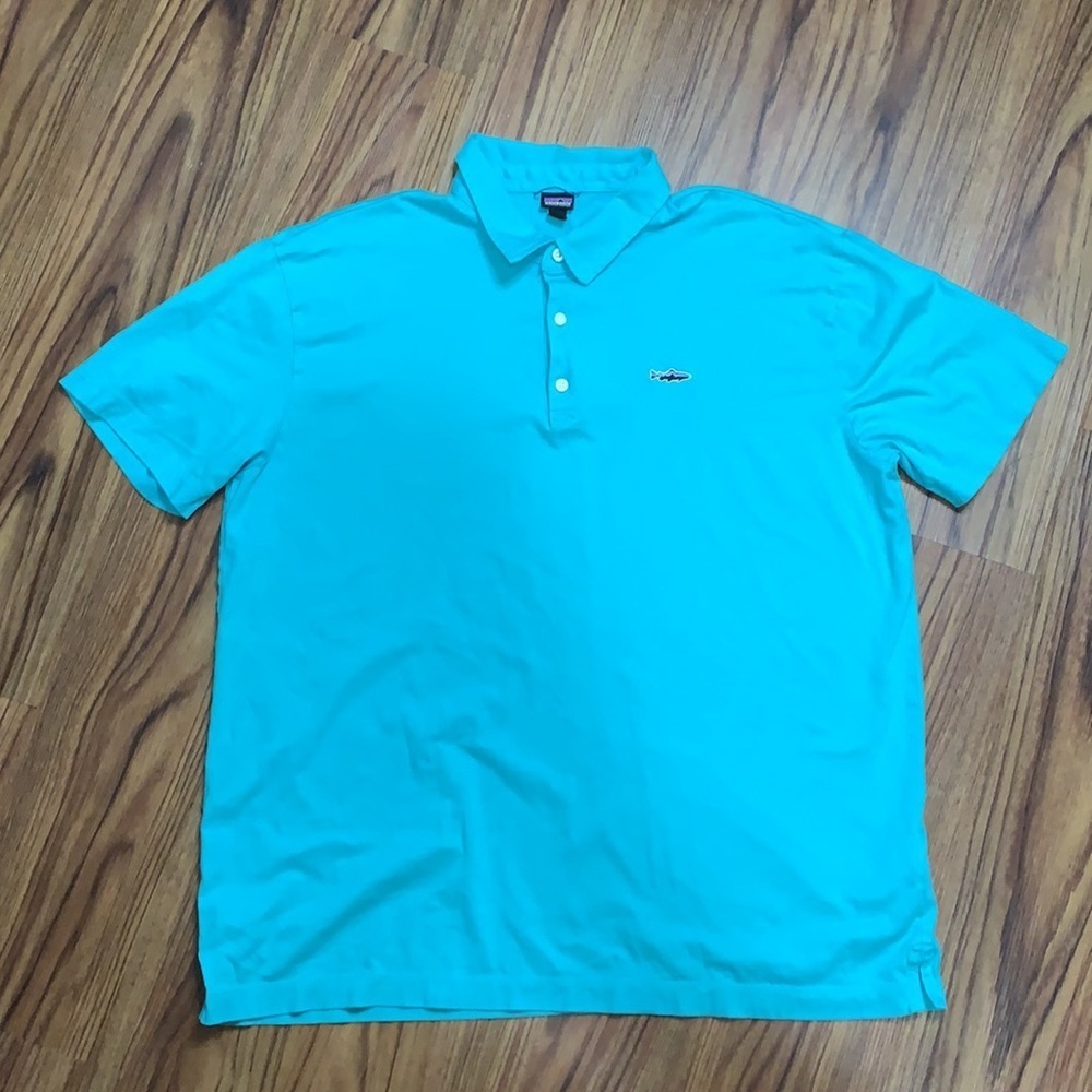 Patagonia Organic Cotton Cap Cool Trail Polo (XL) - Picture 3 of 13